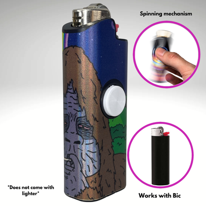 FLKR LYTR® Fidget Spinner Lighter Case "Sassy FLKR" for Bic® Spinner Lighter Case | FLKR LYTR - $11.99