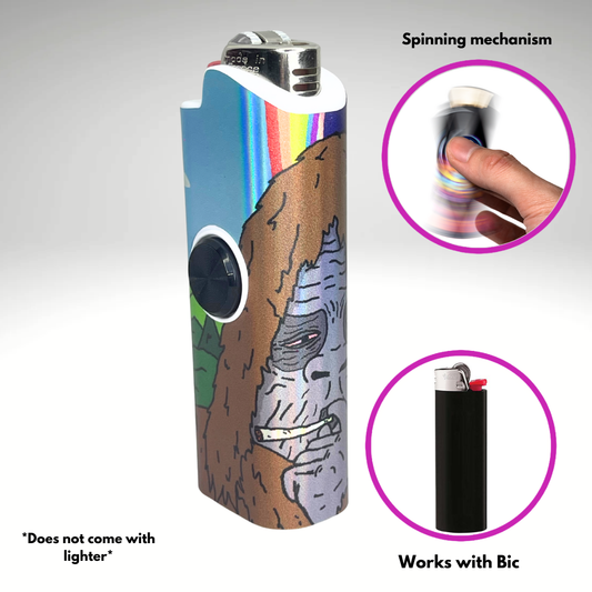 FLKR LYTR® Fidget Spinner Lighter Case "Sassy FLKR" for Bic® Spinner Lighter Case | FLKR LYTR - $11.99