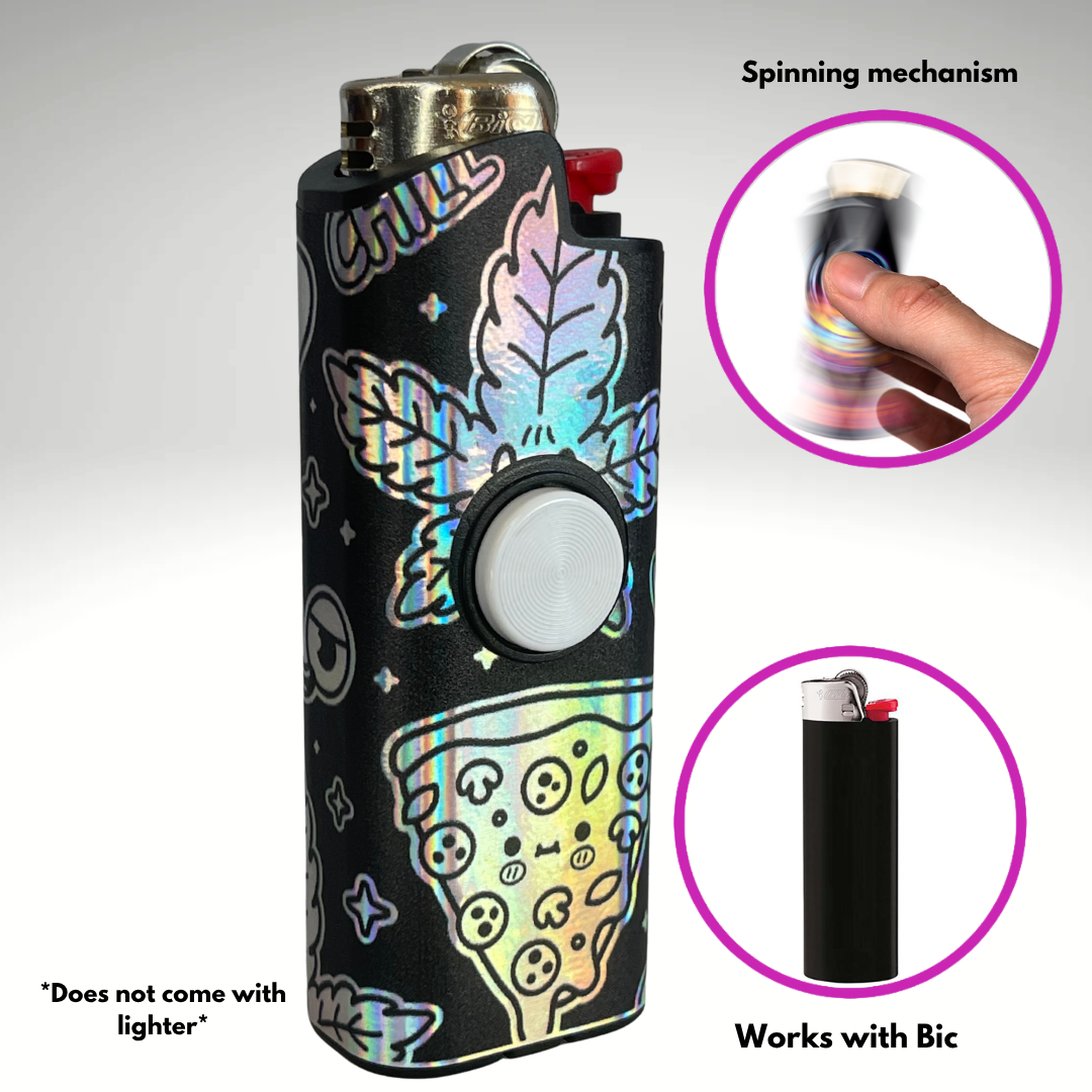 FLKR LYTR: 420 Celebrate - Fidget Spinner Lighter case Accessories $11.99