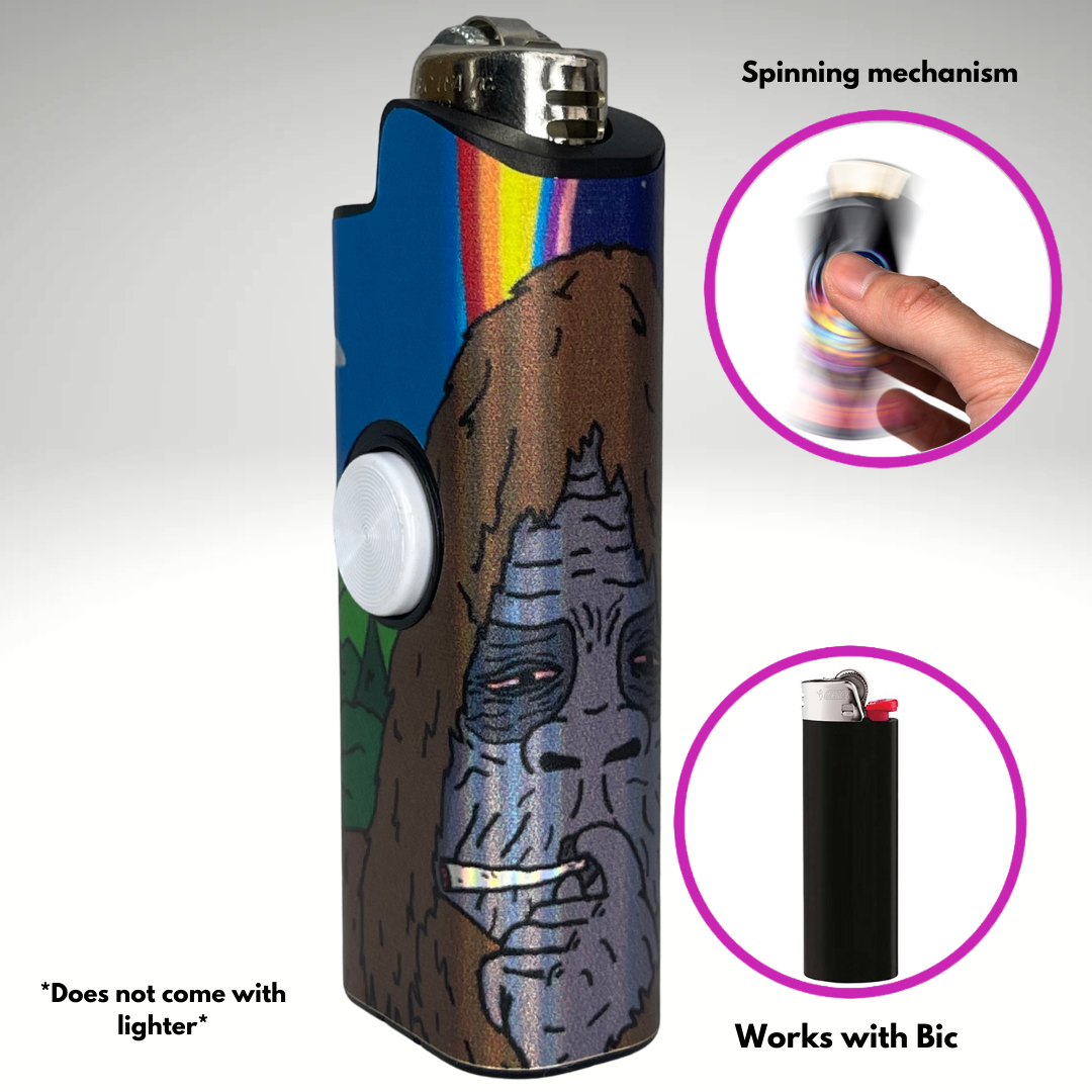 FLKR LYTR® Fidget Spinner Lighter Case "Sassy FLKR" for Bic® Spinner Lighter Case | FLKR LYTR - $11.99