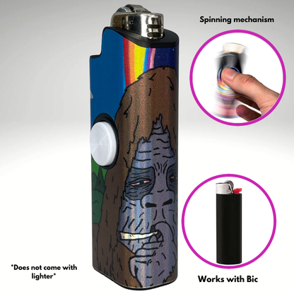 FLKR LYTR® Fidget Spinner Lighter Case "Sassy FLKR" for Bic® Spinner Lighter Case | FLKR LYTR - $11.99