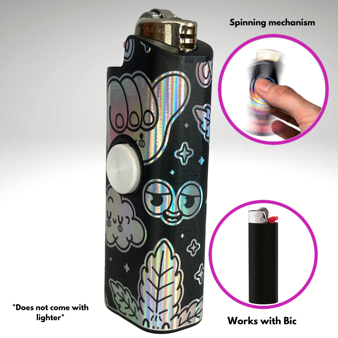 FLKR LYTR: 420 Celebrate - Fidget Spinner Lighter case Accessories $11.99