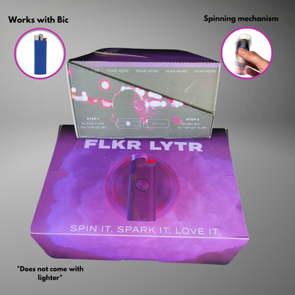 FLKR LYTR: Ghost WYTE  Retail Display Box Case for BIC® | FLKR LYTR - $125.00