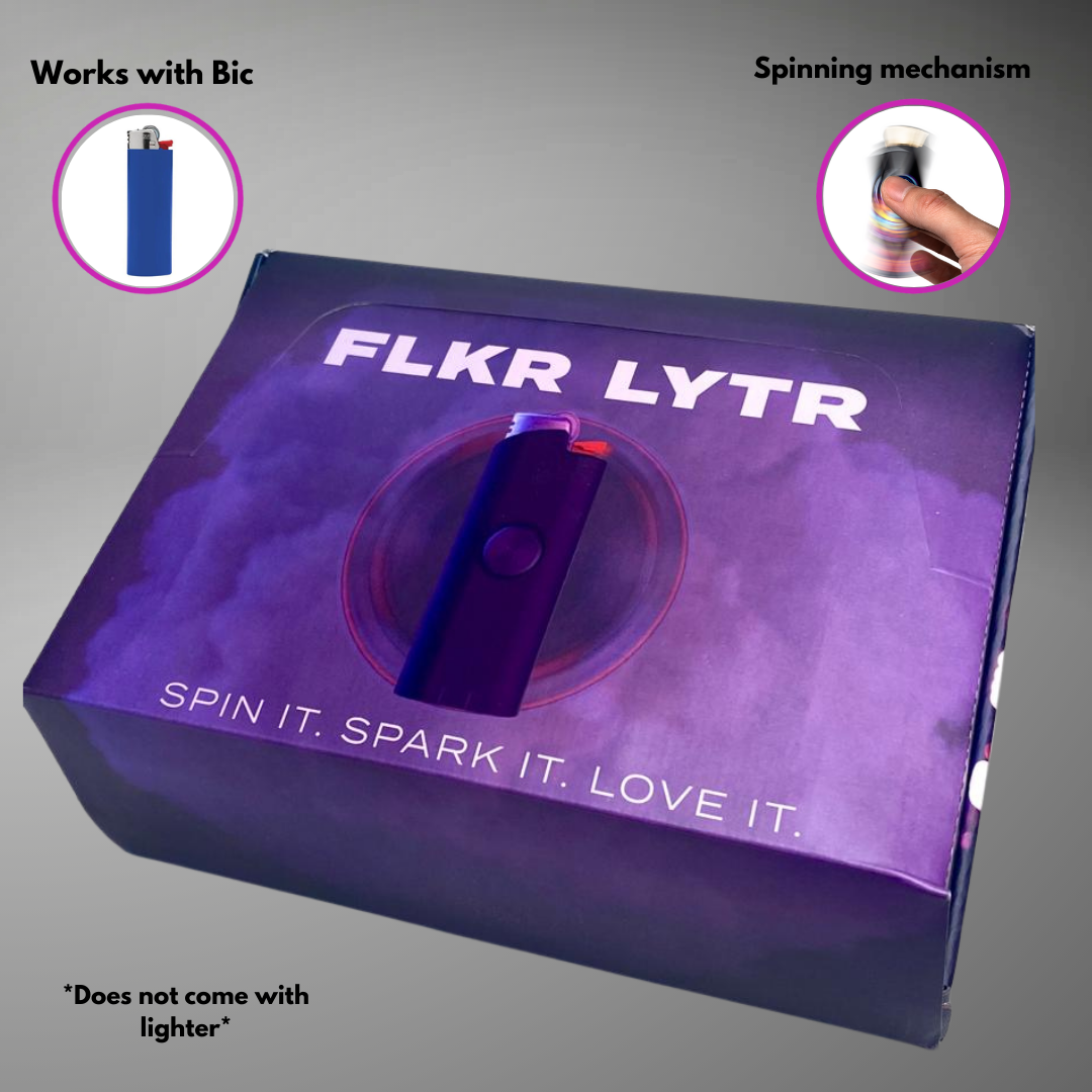 FLKR LYTR: Drk White Retail Display Box Case for BIC® | FLKR LYTR - $125.00