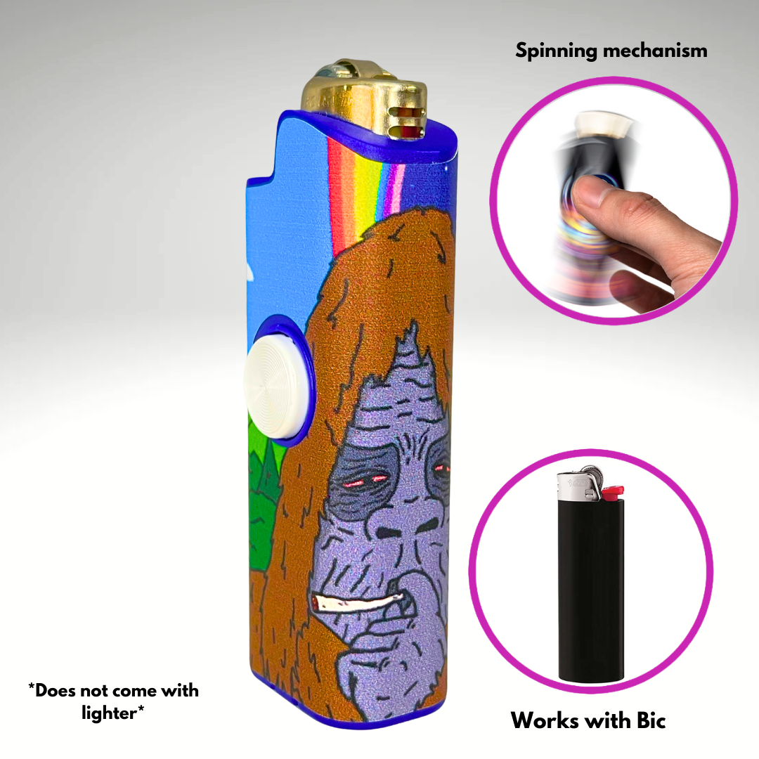 FLKR LYTR® Fidget Spinner Lighter Case "Sassy FLKR" for Bic® Spinner Lighter Case