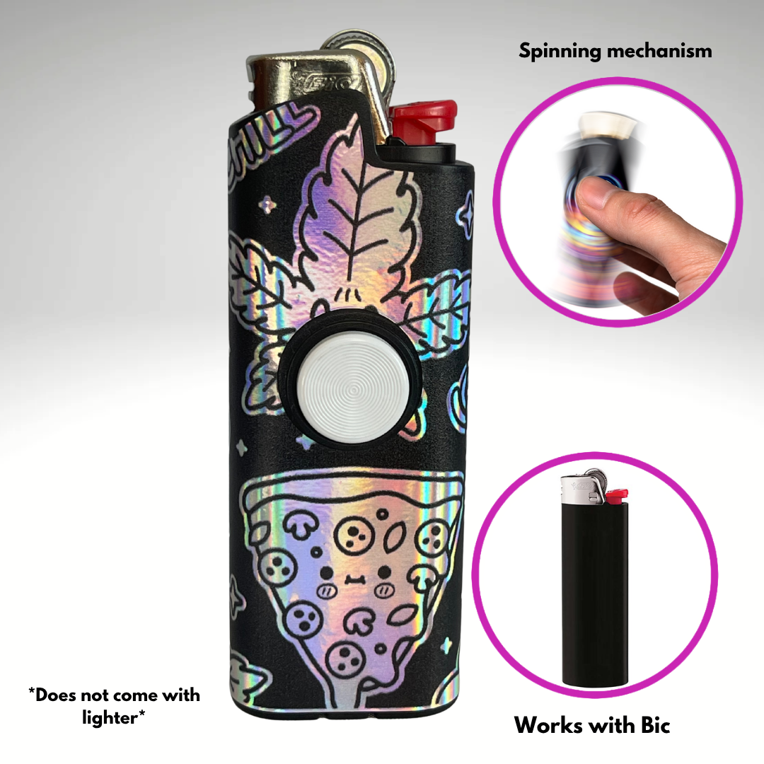 FLKR LYTR: 420 Celebrate - Fidget Spinner Lighter case Accessories $11.99