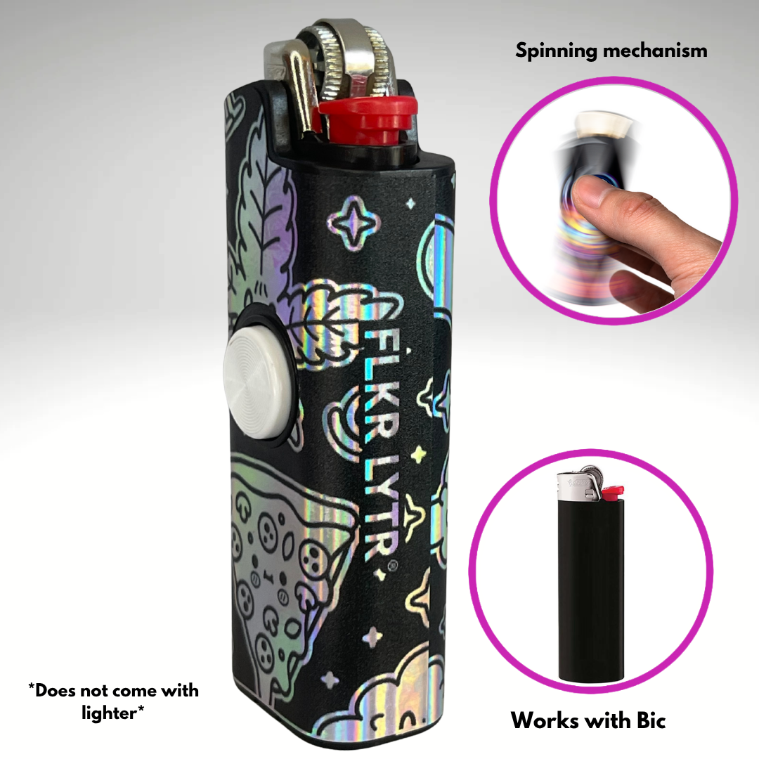 FLKR LYTR: 420 Celebrate - Fidget Spinner Lighter case Accessories $11.99