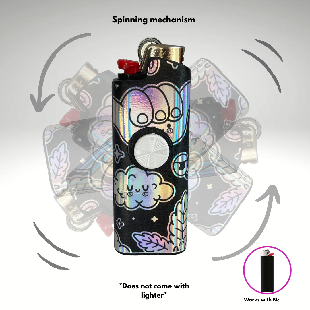 FLKR LYTR: 420 Celebrate - Fidget Spinner Lighter case Accessories $11.99