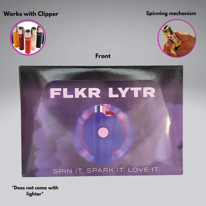 Black CLPR FLKR LYTR: Retail Display Box Case for Clipper® | LIGHTER CASE - $125.00