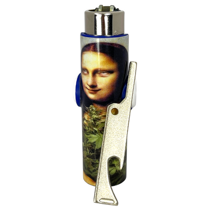 FLKR LYTR® Fidget Spinner Lighter Case "Mona Blaza" for Clipper Lighter® Case - $12.95