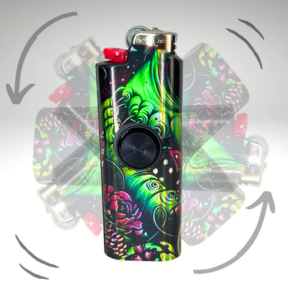 FLKR LYTR® Fidget Spinner Lighter Case "Boogy" for Bic® Spinner Lighter Case | FLKR LYTR - $11.99