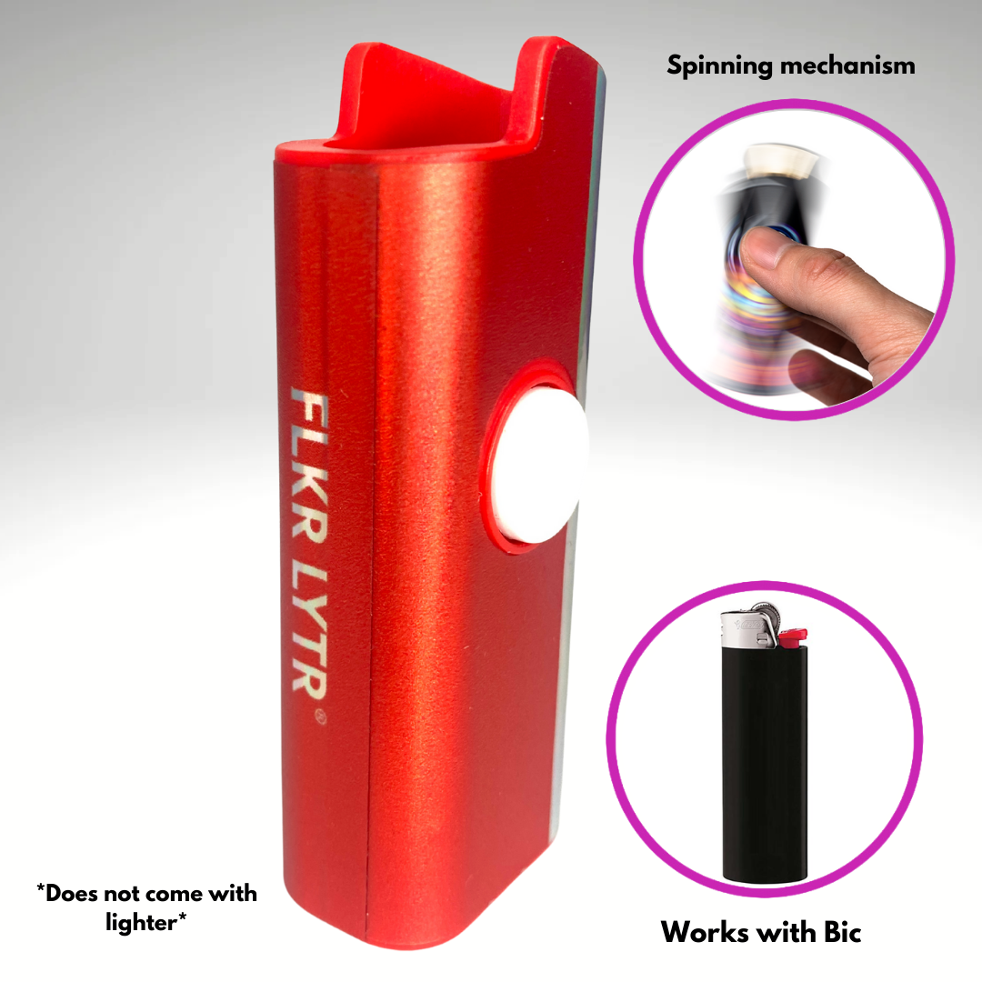 FLKR LYTR® Fidget Spinner Lighter Case "Canadian Flag " for Bic® Spinner Lighter Case | FLKR LYTR - $11.99
