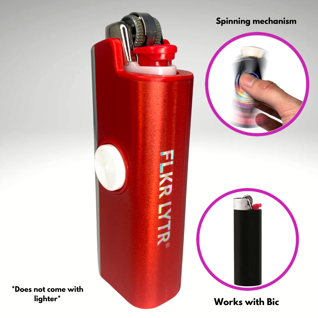 FLKR LYTR® Fidget Spinner Lighter Case "Canadian Flag " for Bic® Spinner Lighter Case | FLKR LYTR - $11.99