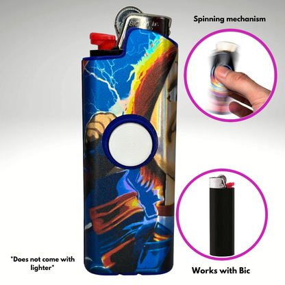 FLKR LYTR®  Fidget Spinner Lighter Case "Chuckie" for Bic® Spinner Lighter Case | FLKR LYTR - $11.99