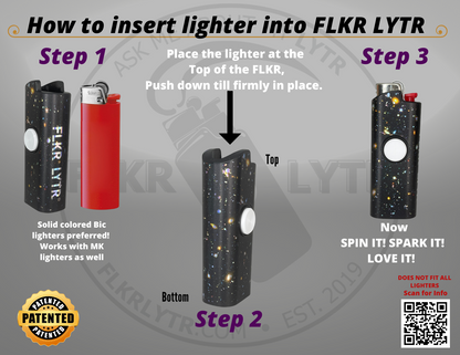 FLKR LYTR® Fidget Spinner Lighter Case "Canadian Flag " for Bic® Spinner Lighter Case | FLKR LYTR - $11.99