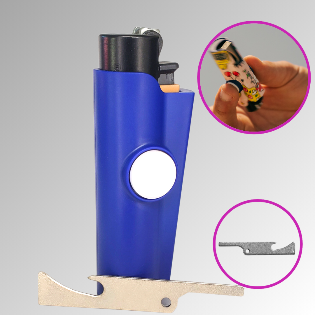 bic lighter case, lighter case, metal lighter case