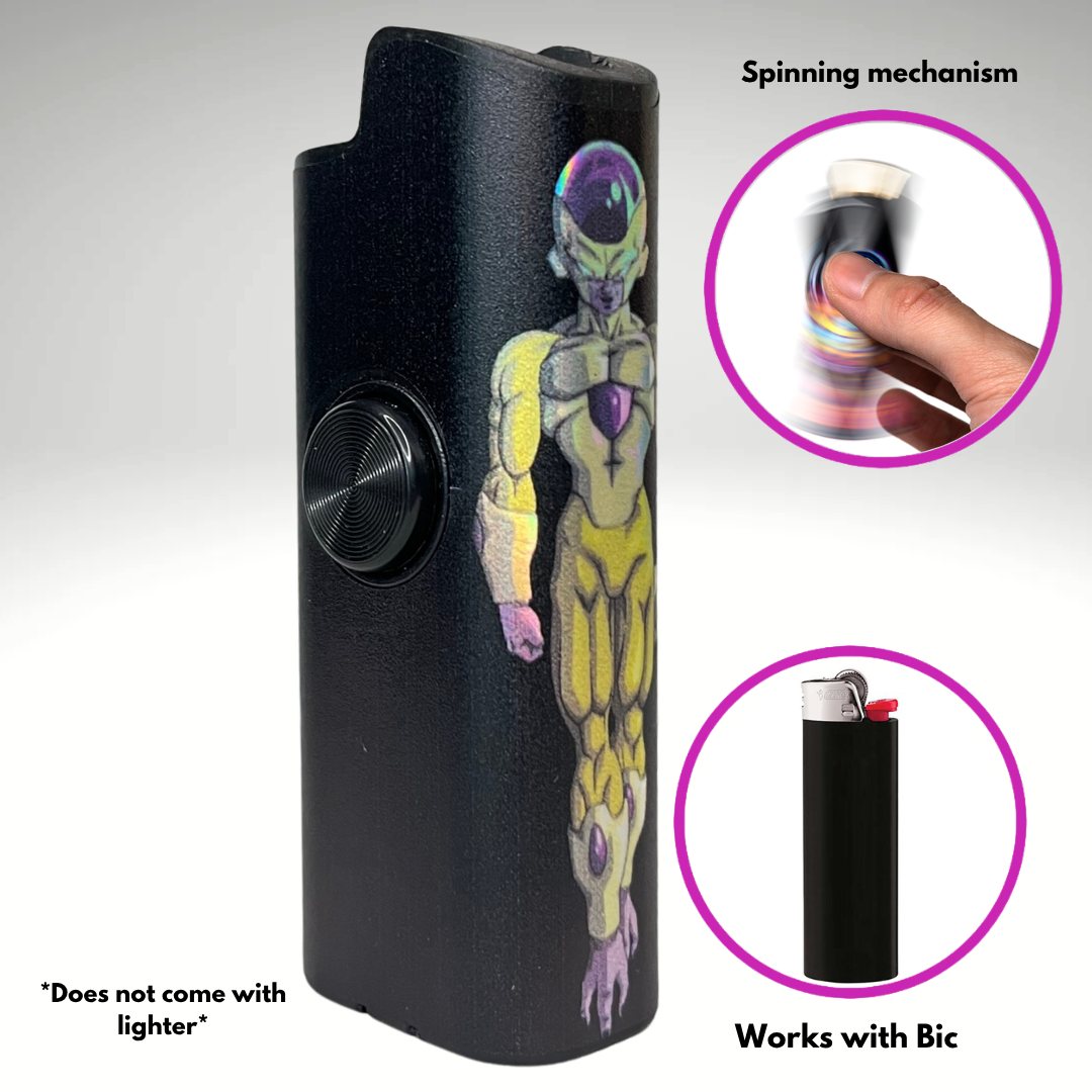 FLKR LYTR® Fidget Spinner Lighter Case "Freezer"  for Bic® Spinner Lighter Case