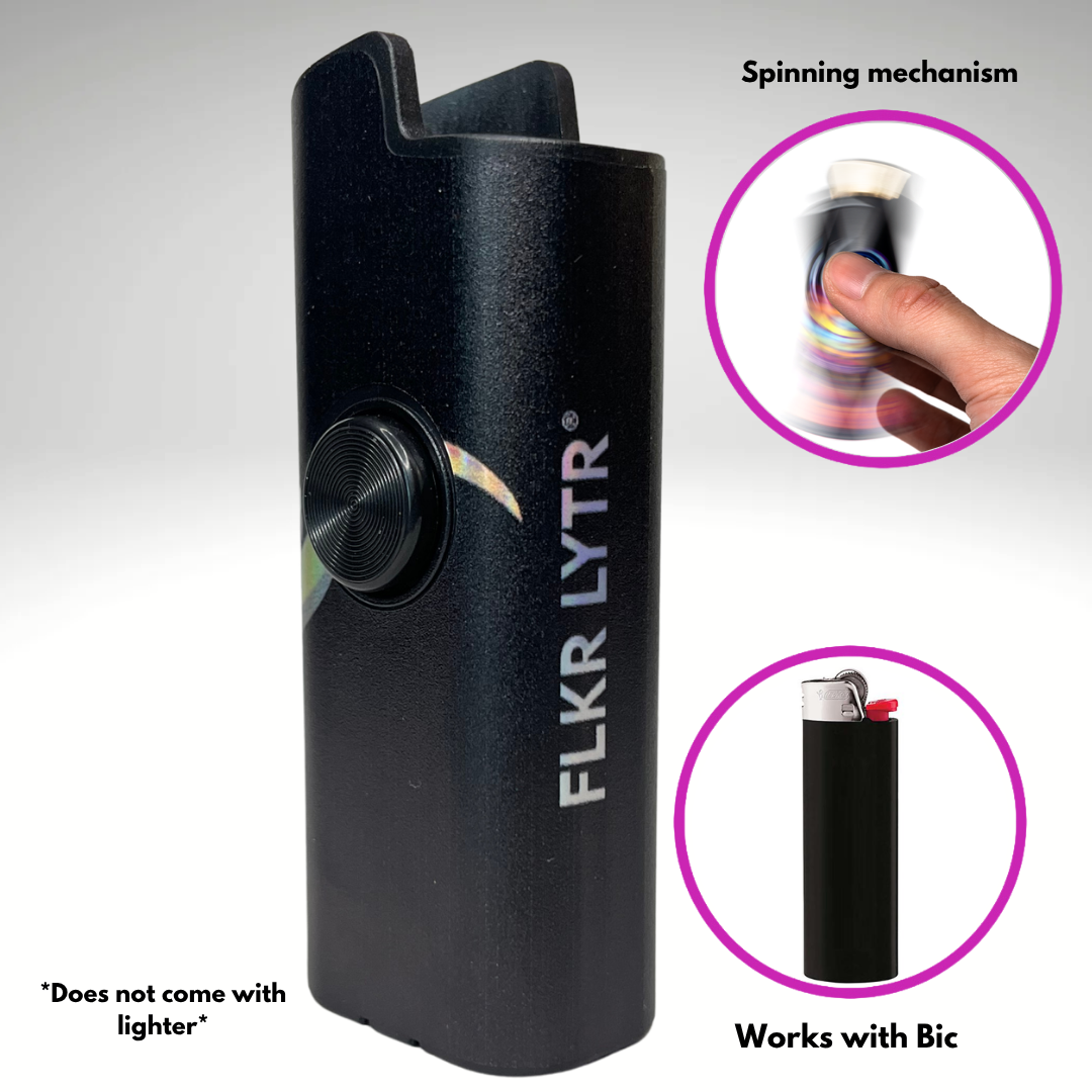 FLKR LYTR® Fidget Spinner Lighter Case "Freezer"  for Bic® Spinner Lighter Case