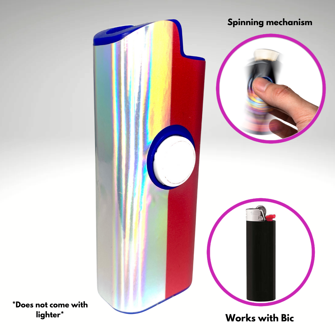 FLKR LYTR® Fidget Spinner Lighter Case "French Flag" for Bic® Spinner Lighter Case | FLKR LYTR - $11.99