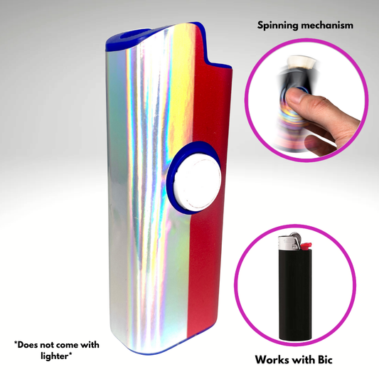 FLKR LYTR® Fidget Spinner Lighter Case "French Flag" for Bic® Spinner Lighter Case | FLKR LYTR - $11.99