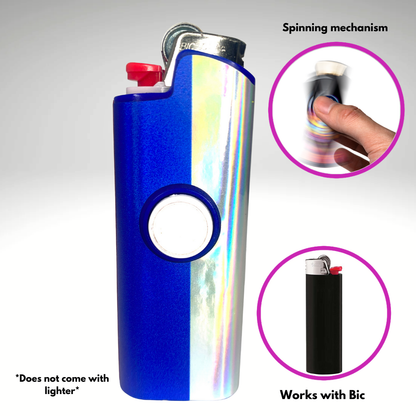 FLKR LYTR® Fidget Spinner Lighter Case "French Flag" for Bic® Spinner Lighter Case | FLKR LYTR - $11.99