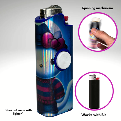FLKR LYTR®  Fidget Spinner Lighter Case "Hello Freddy" for Bic® Spinner Lighter Case | FLKR LYTR - $11.99