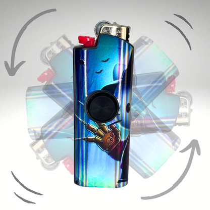 FLKR LYTR®  Fidget Spinner Lighter Case "Hello Freddy" for Bic® Spinner Lighter Case | FLKR LYTR - $11.99