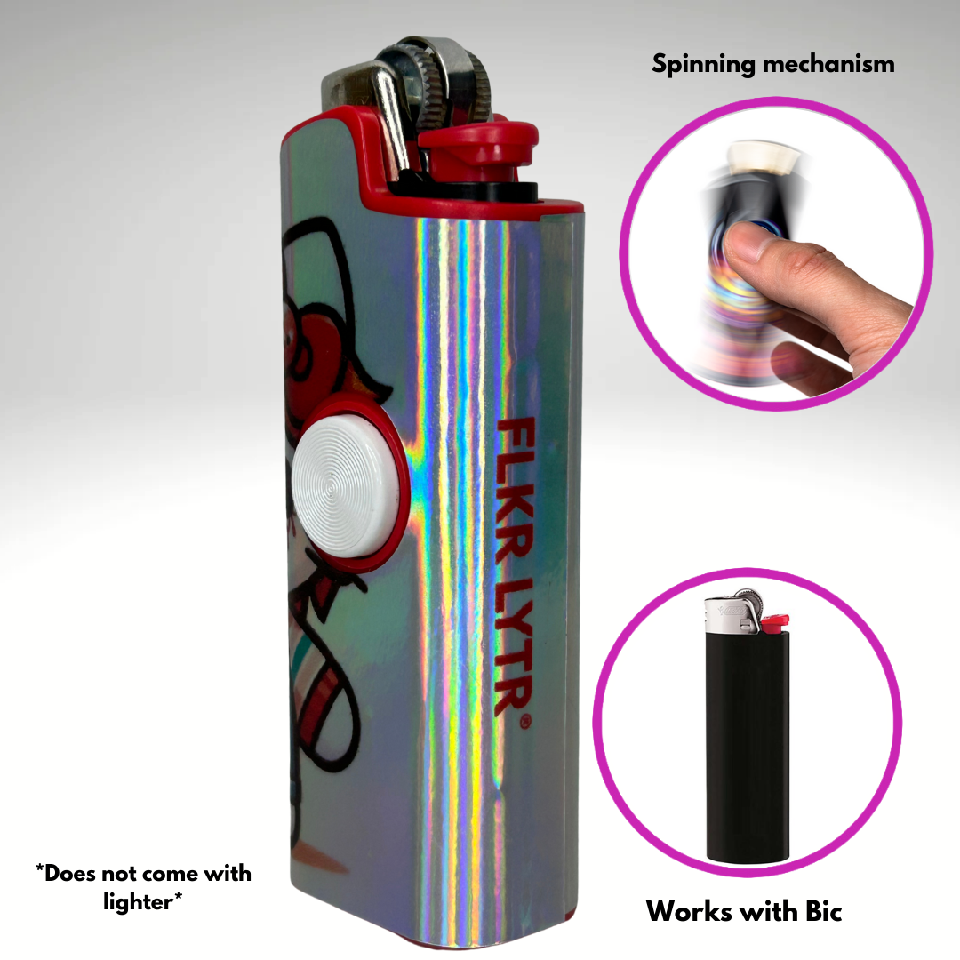 FLKR LYTR®  Fidget Spinner Lighter Case "Hello Chuckie" for Bic® Spinner Lighter Case | FLKR LYTR - $11.99)