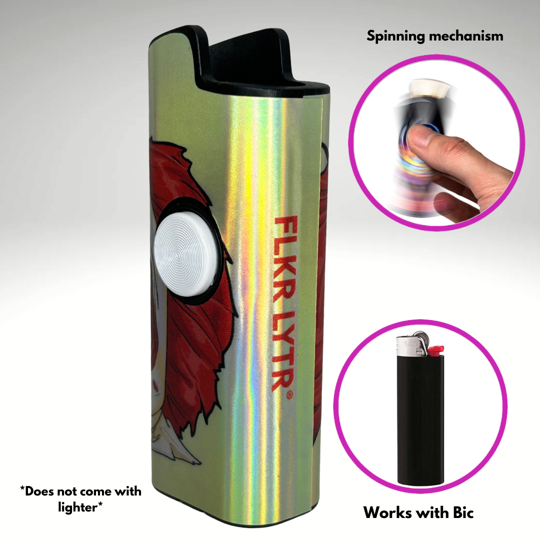 FLKR LYTR®  Fidget Spinner Lighter Case Must Have "IT" for Bic® Spinner Lighter Case | FLKR LYTR - $11.99