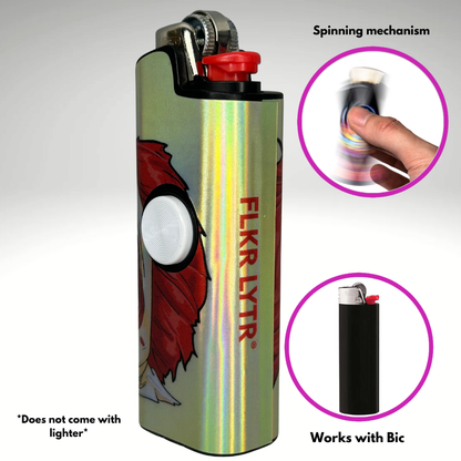 FLKR LYTR®  Fidget Spinner Lighter Case Must Have "IT" for Bic® Spinner Lighter Case | FLKR LYTR - $11.99