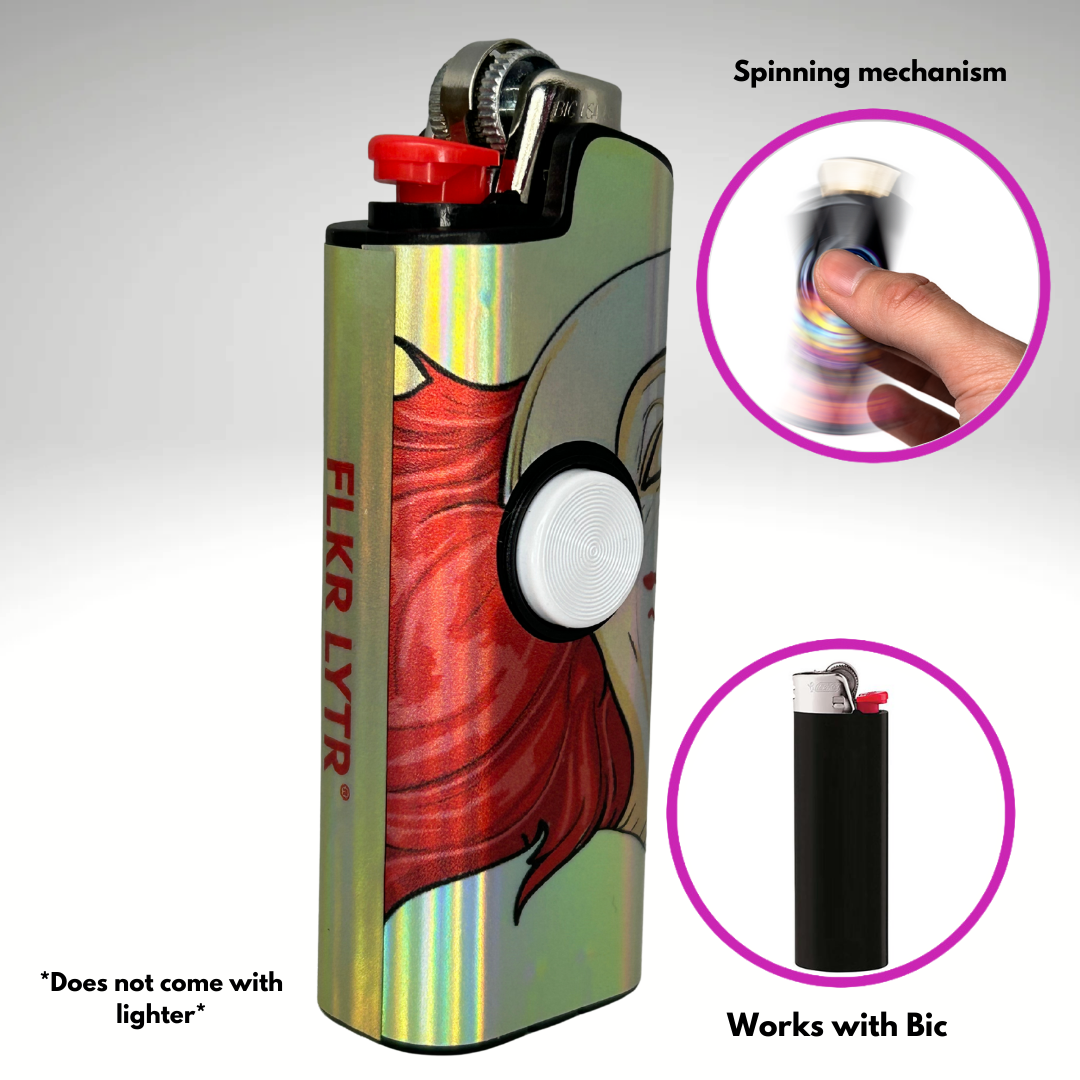 FLKR LYTR®  Fidget Spinner Lighter Case Must Have "IT" for Bic® Spinner Lighter Case | FLKR LYTR - $11.99