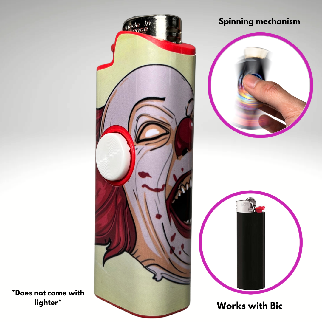 IT ~ Fidget Spinner Case for Bic Lighters