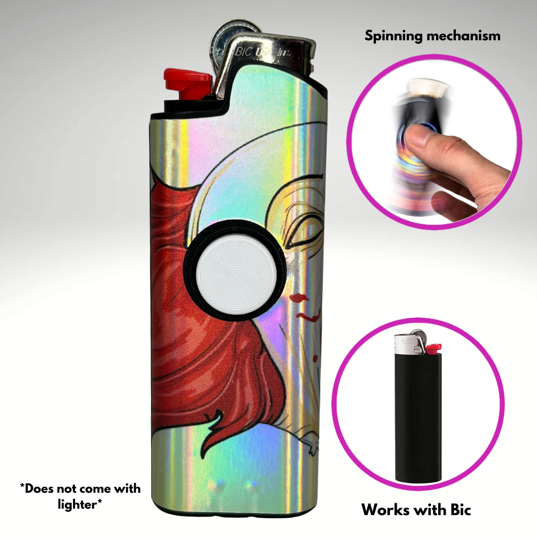 FLKR LYTR®  Fidget Spinner Lighter Case Must Have "IT" for Bic® Spinner Lighter Case | FLKR LYTR - $11.99