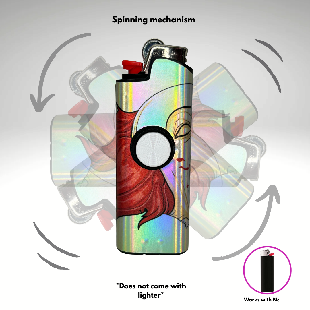 FLKR LYTR®  Fidget Spinner Lighter Case Must Have "IT" for Bic® Spinner Lighter Case | FLKR LYTR - $11.99