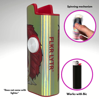 FLKR LYTR®  Fidget Spinner Lighter Case Must Have "IT" for Bic® Spinner Lighter Case | FLKR LYTR - $11.99