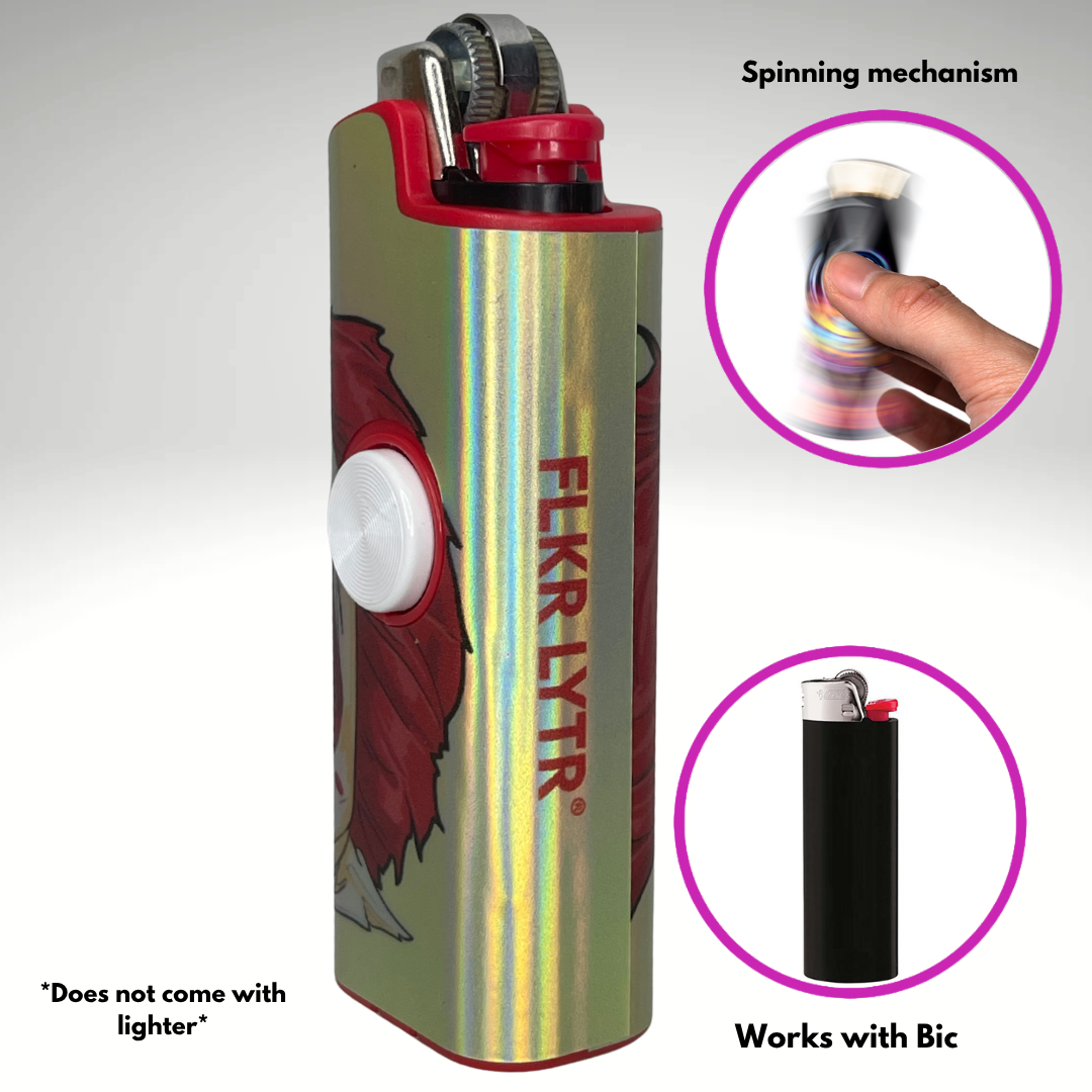 FLKR LYTR®  Fidget Spinner Lighter Case Must Have "IT" for Bic® Spinner Lighter Case | FLKR LYTR - $11.99
