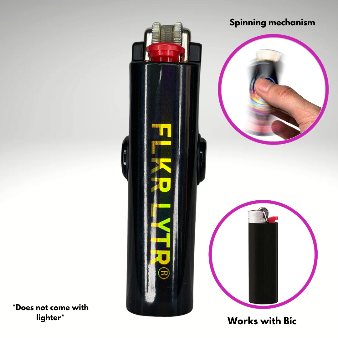 FLKR LYTR® Amazon Prime Must Have Fidget Spinner Lighter Case "Inosuke" for Bic® Lighter Case - $11.99