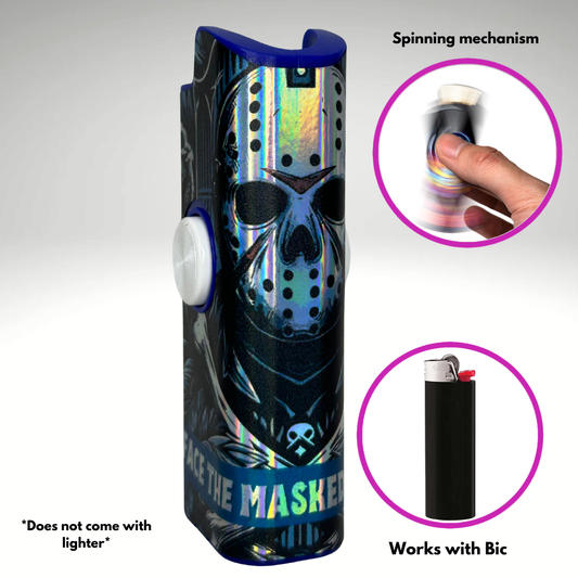 FLKR LYTR® Fidget Spinner Lighter Case "Jason" for Bic® Spinner Lighter Case | FLKR LYTR - $11.99