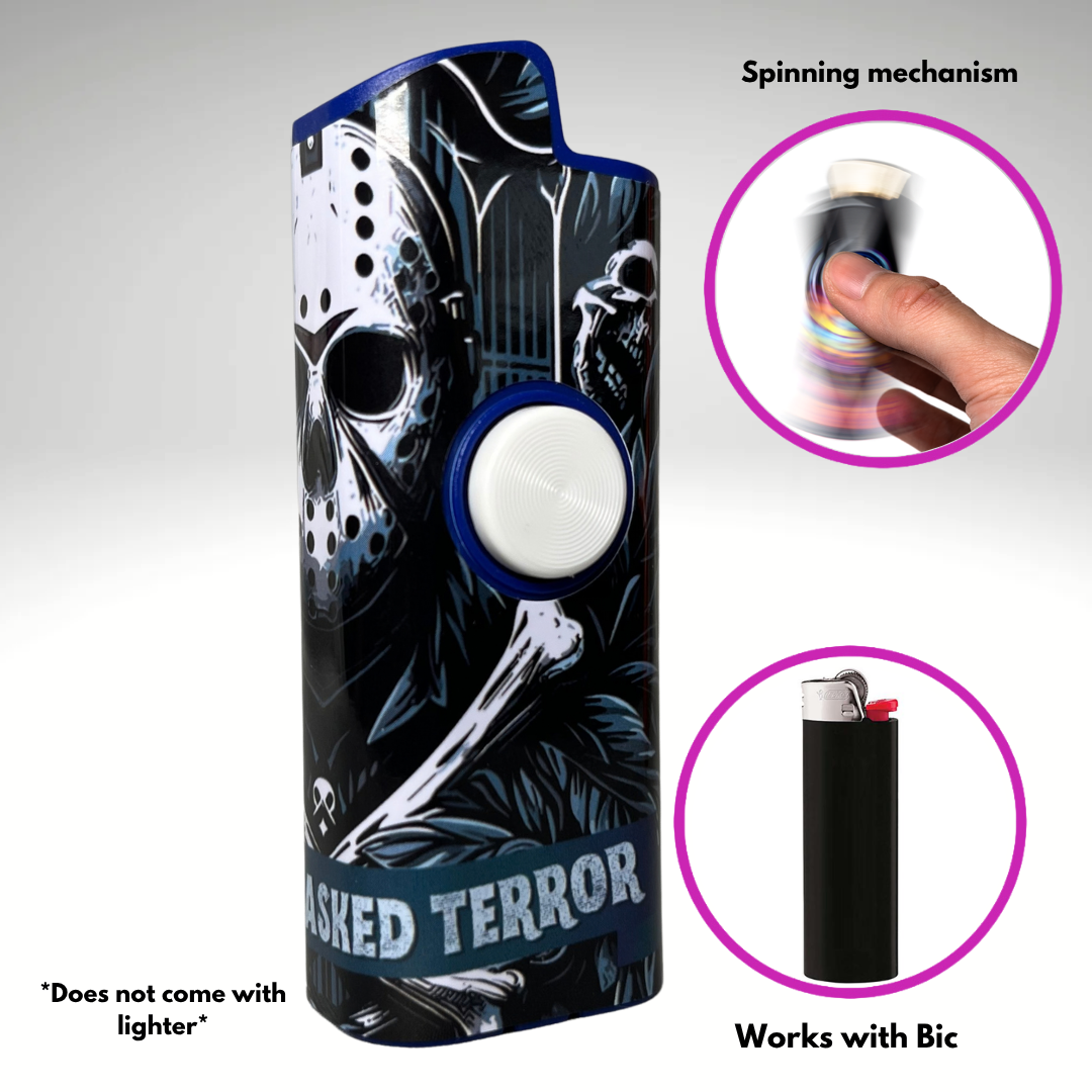 FLKR LYTR® Fidget Spinner Lighter Case "Jason" for Bic® Spinner Lighter Case