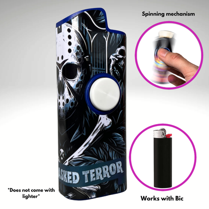 FLKR LYTR® Fidget Spinner Lighter Case "Jason" for Bic® Spinner Lighter Case
