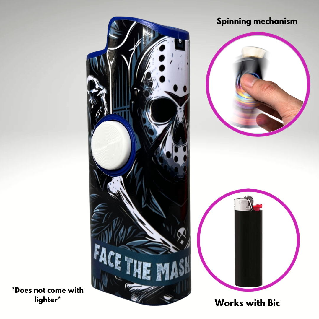 FLKR LYTR® Fidget Spinner Lighter Case "Jason" for Bic® Spinner Lighter Case
