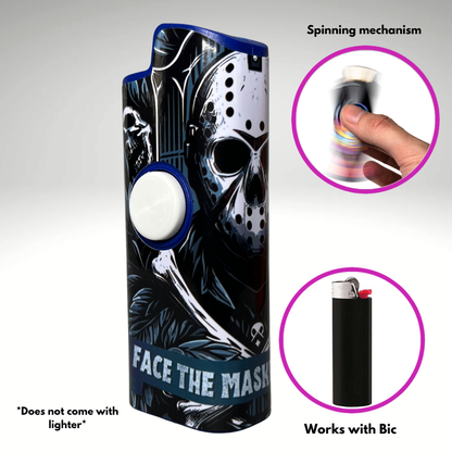 FLKR LYTR® Fidget Spinner Lighter Case "Jason" for Bic® Spinner Lighter Case