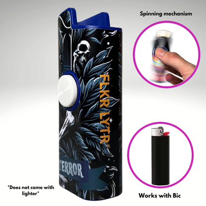FLKR LYTR® Fidget Spinner Lighter Case "Jason" for Bic® Spinner Lighter Case