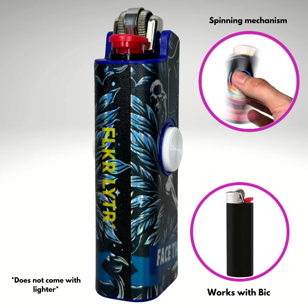 FLKR LYTR® Fidget Spinner Lighter Case "Jason" for Bic® Spinner Lighter Case | FLKR LYTR - $11.99