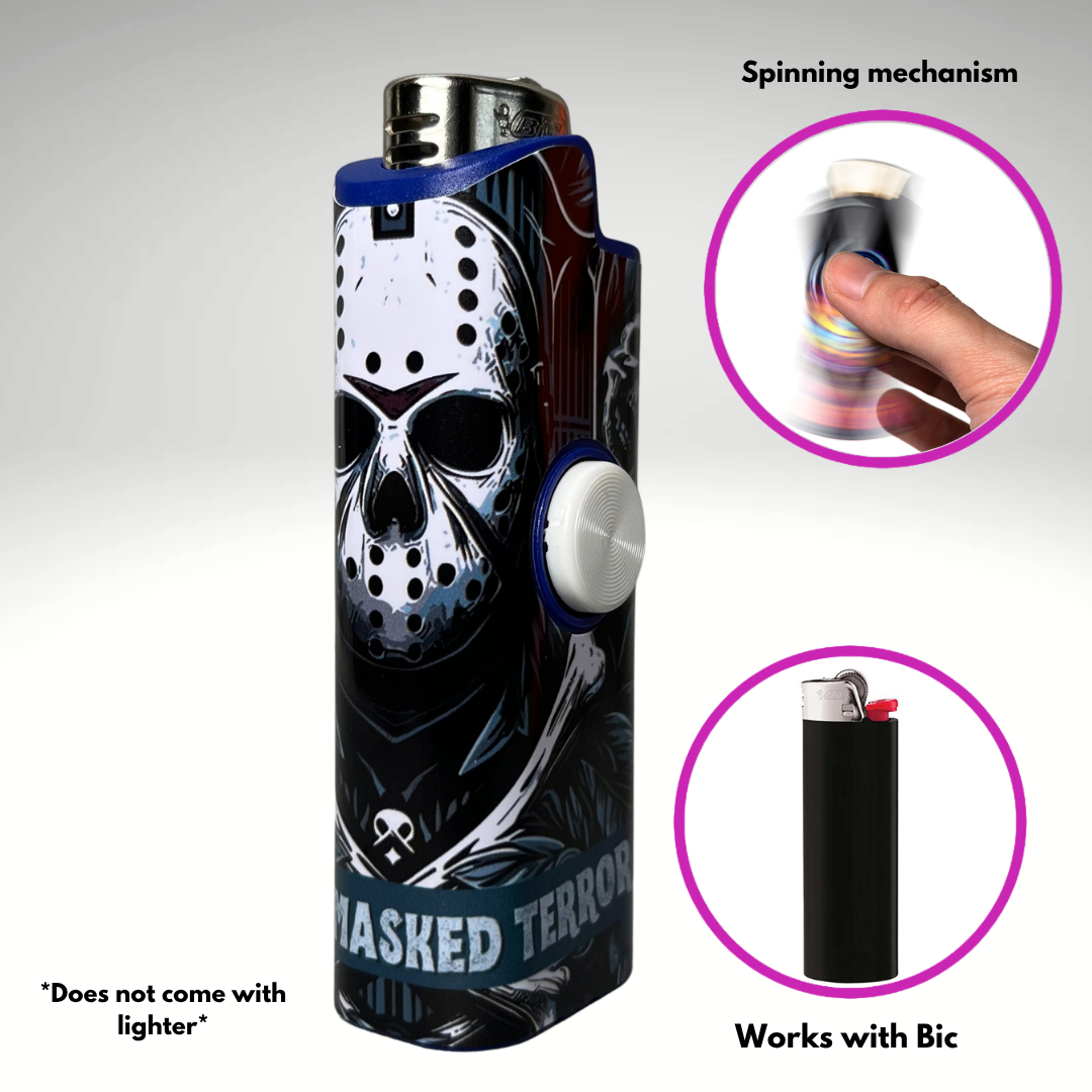 FLKR LYTR® Fidget Spinner Lighter Case "Jason" for Bic® Spinner Lighter Case