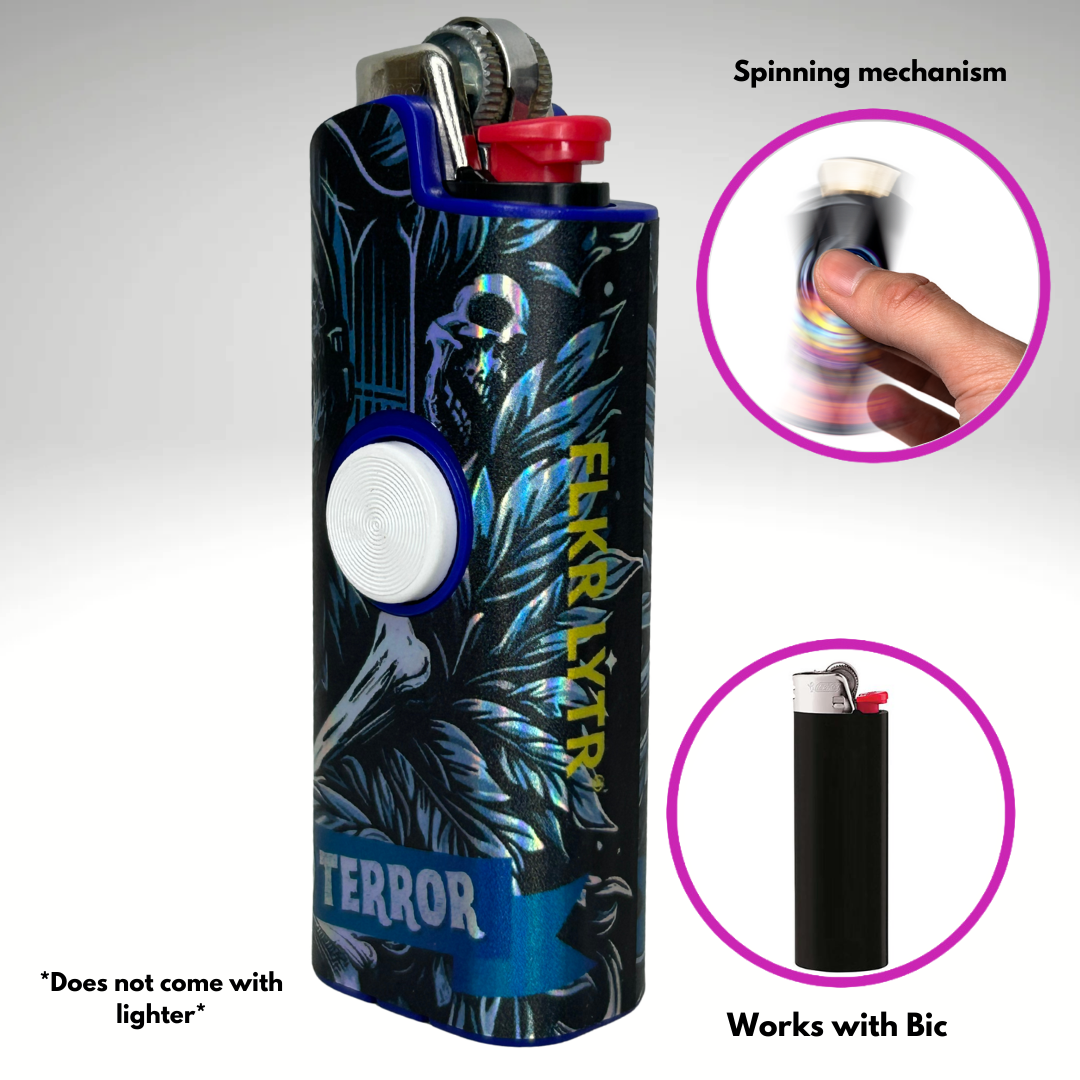FLKR LYTR® Fidget Spinner Lighter Case "Jason" for Bic® Spinner Lighter Case | FLKR LYTR - $11.99