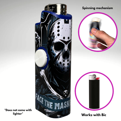 FLKR LYTR® Fidget Spinner Lighter Case "Jason" for Bic® Spinner Lighter Case
