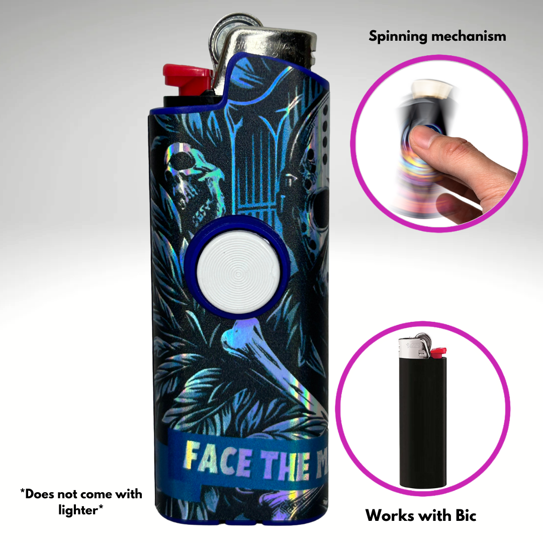 FLKR LYTR® Fidget Spinner Lighter Case "Jason" for Bic® Spinner Lighter Case | FLKR LYTR - $11.99