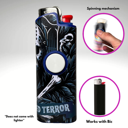 FLKR LYTR® Fidget Spinner Lighter Case "Jason" for Bic® Spinner Lighter Case