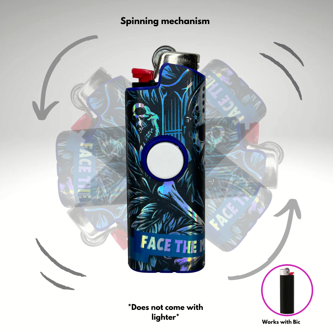 FLKR LYTR® Fidget Spinner Lighter Case "Jason" for Bic® Spinner Lighter Case | FLKR LYTR - $11.99